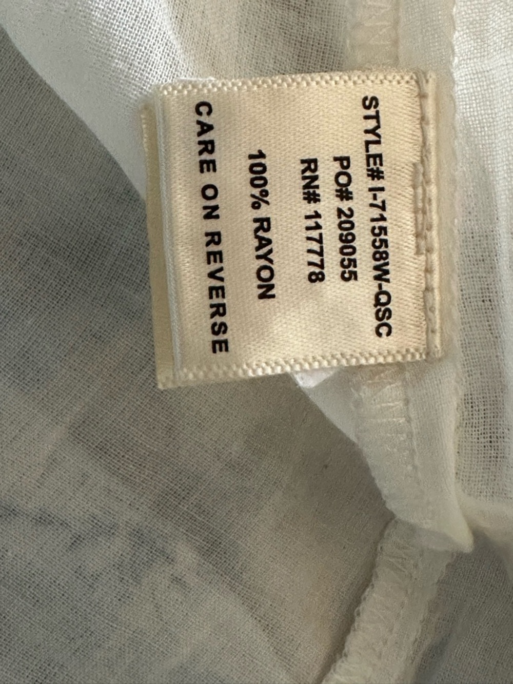 lovestitch Cream Dress with Blue Floral Embroidery - Picture 4 of 6
